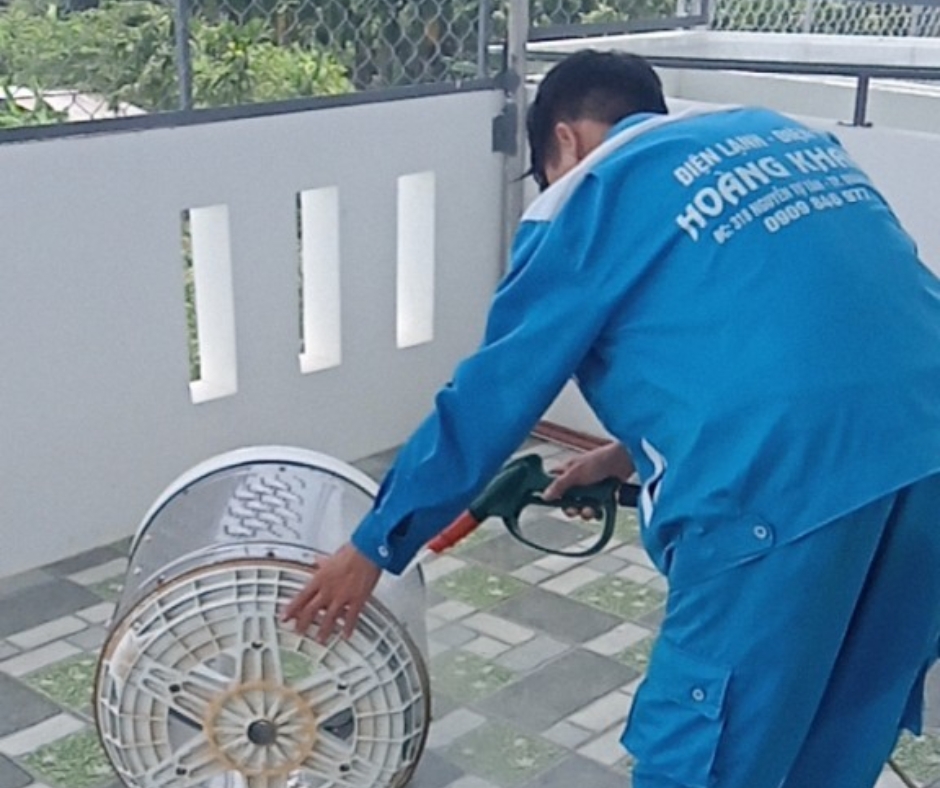 Sửa máy giặt tại nhà huyện Bình Sơn - Hoàng Khang