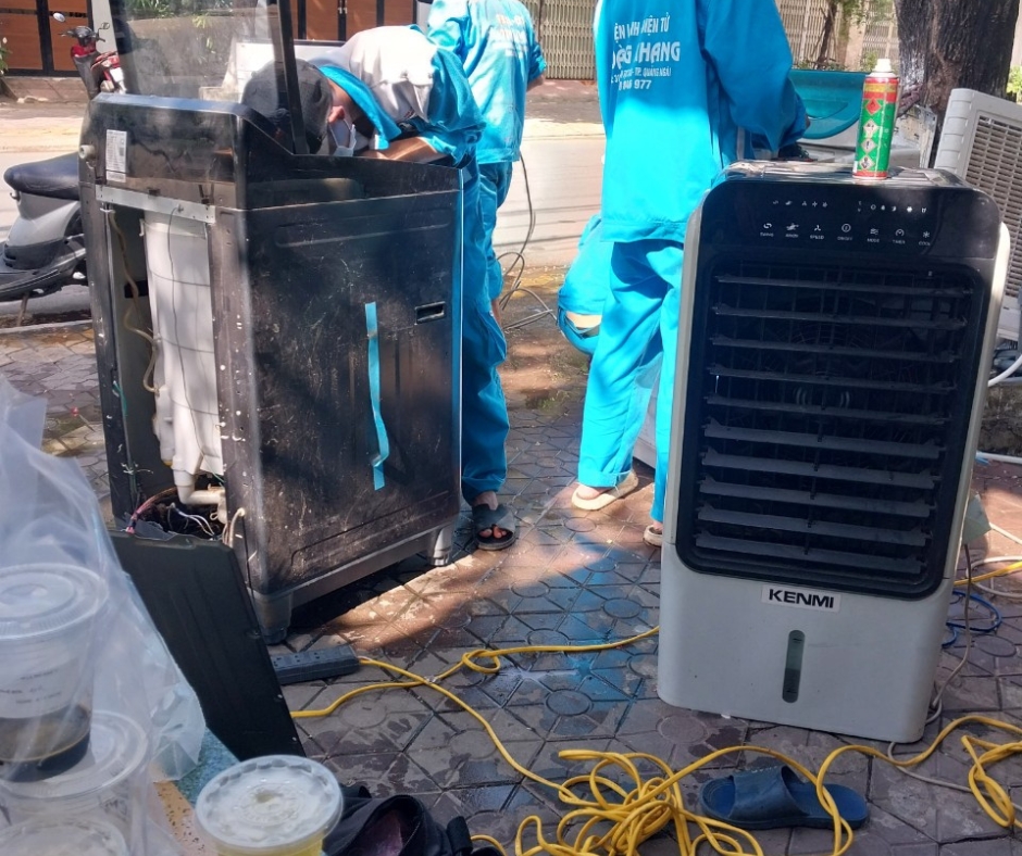 Sửa máy giặt tại nhà huyện Bình Sơn - Hoàng Khang