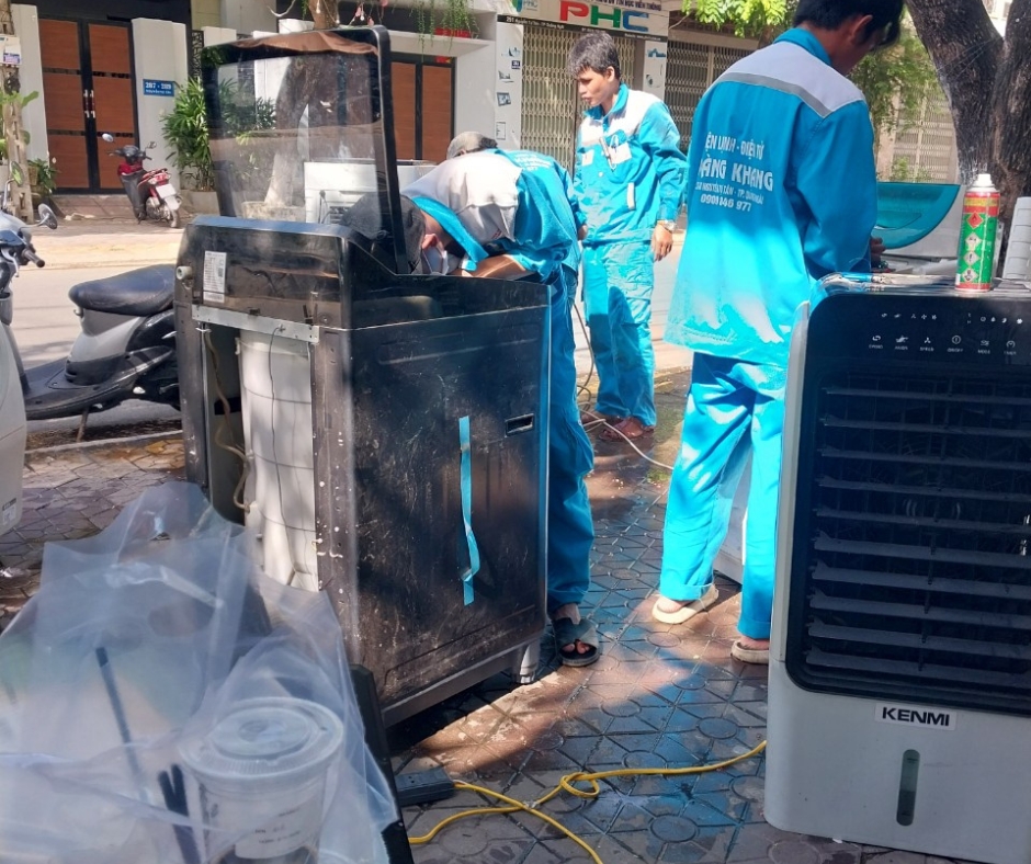 Sửa máy giặt tại nhà huyện Bình Sơn - Hoàng Khang