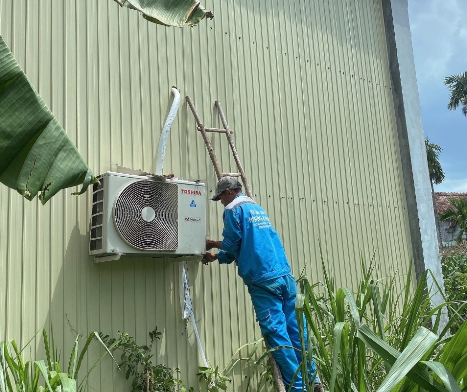 Dịch vụ sửa máy lạnh tại nhà huyện Bình Sơn - Hoàng Khang