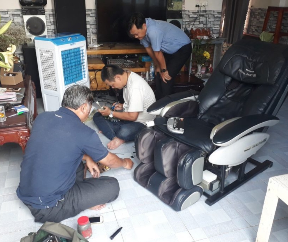 Dịch vụ sửa ghế massage tại nhà Sơn Tịnh - 0909846977